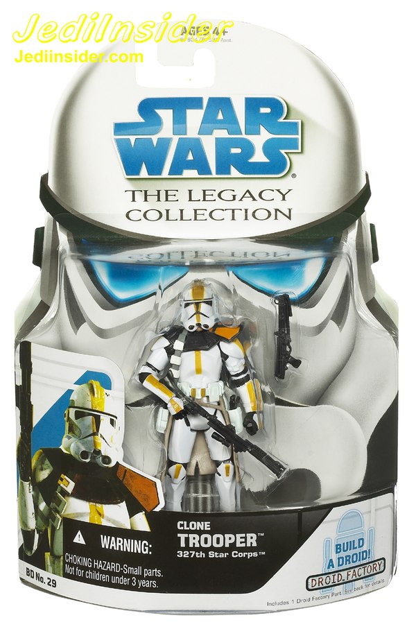 Commander Faie and the 327th Star Corps Clone Trooper are reissued from Wave