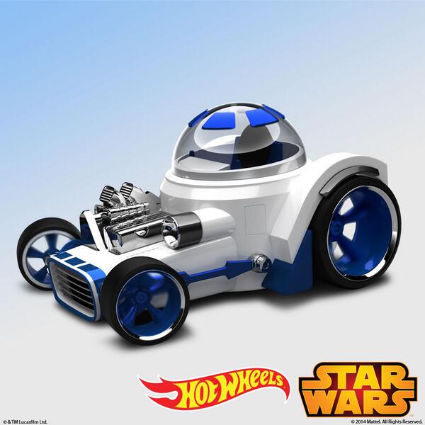 MOVIES 2014 HOT WHEELS Star Wars R2-D2 Vehicle Collectible POP CULTURE 