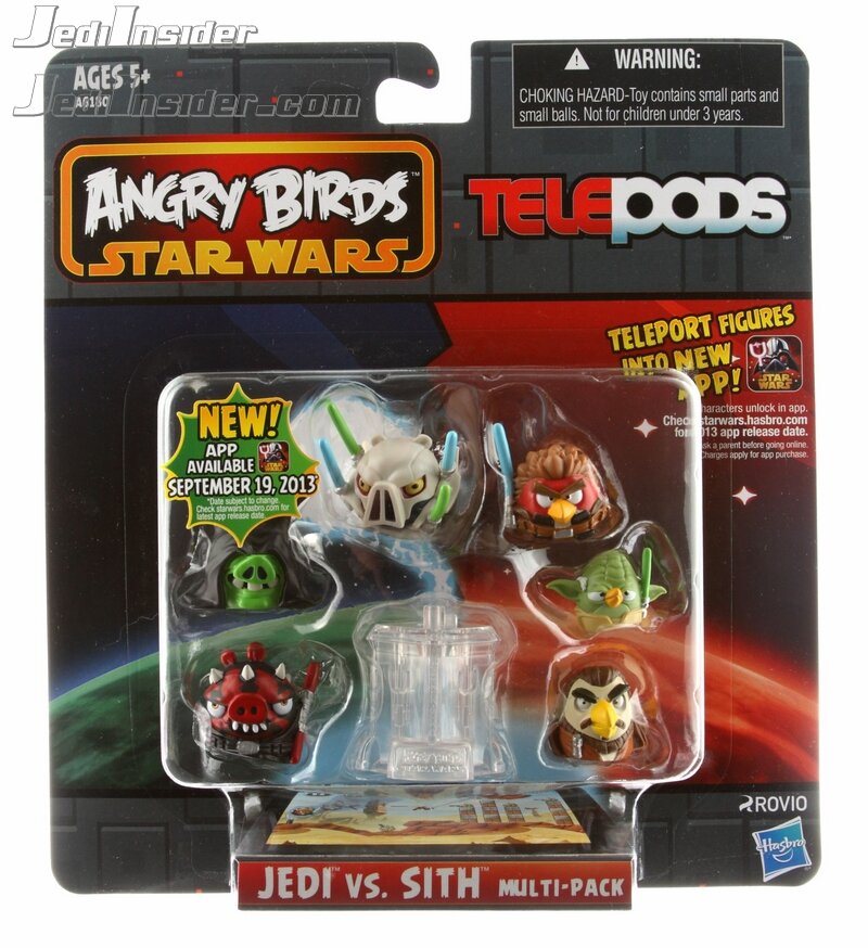 Angry Birds Star Wars Telepods Playset Feat Biker Scout Pig Endor Chase 2013 5 for sale online 