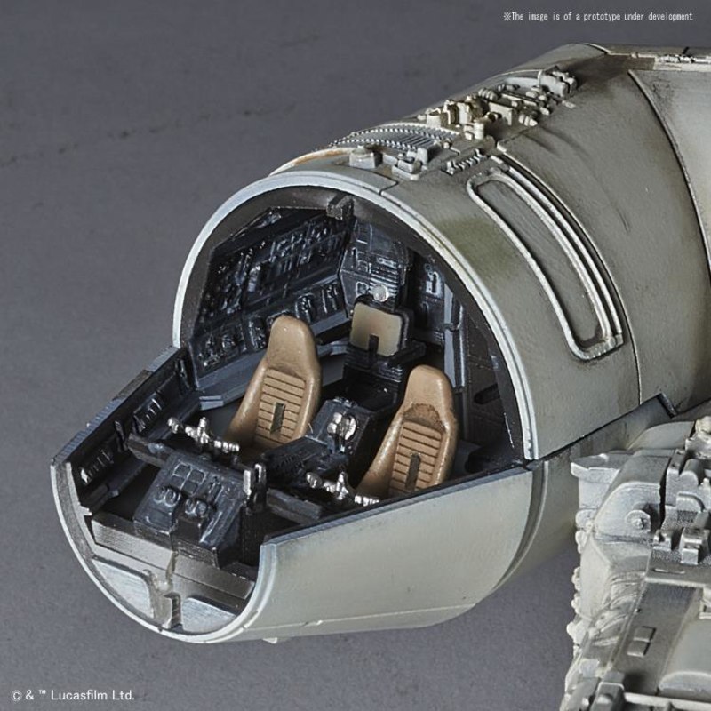 bandai millennium falcon model kit