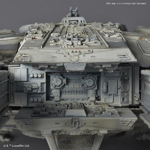 bandai millennium falcon model kit