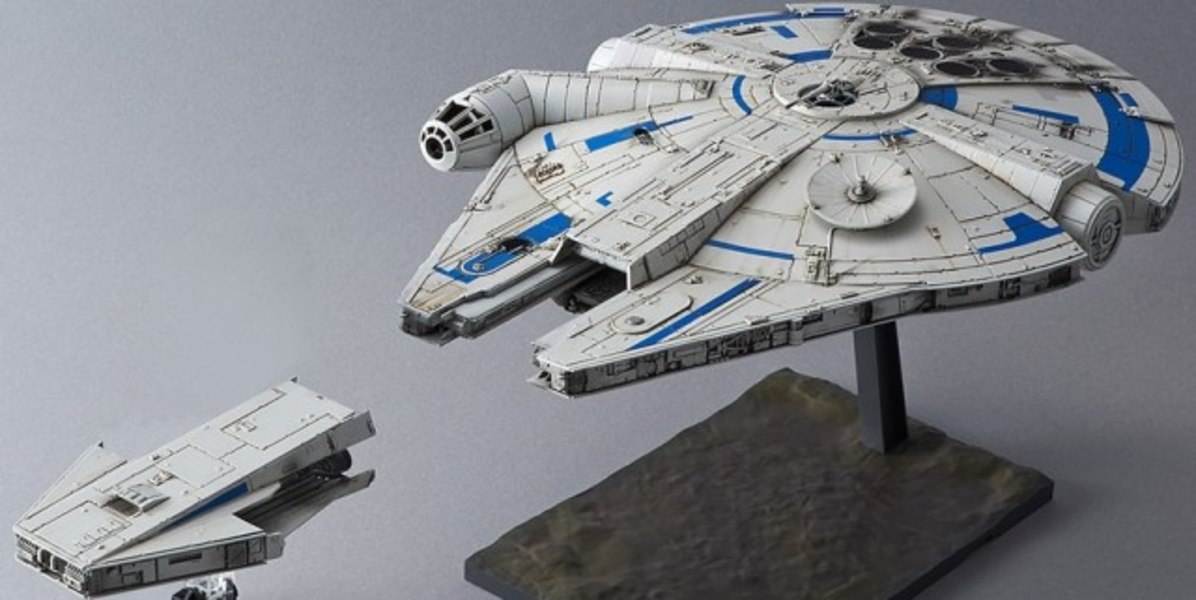 bandai millennium falcon model kit