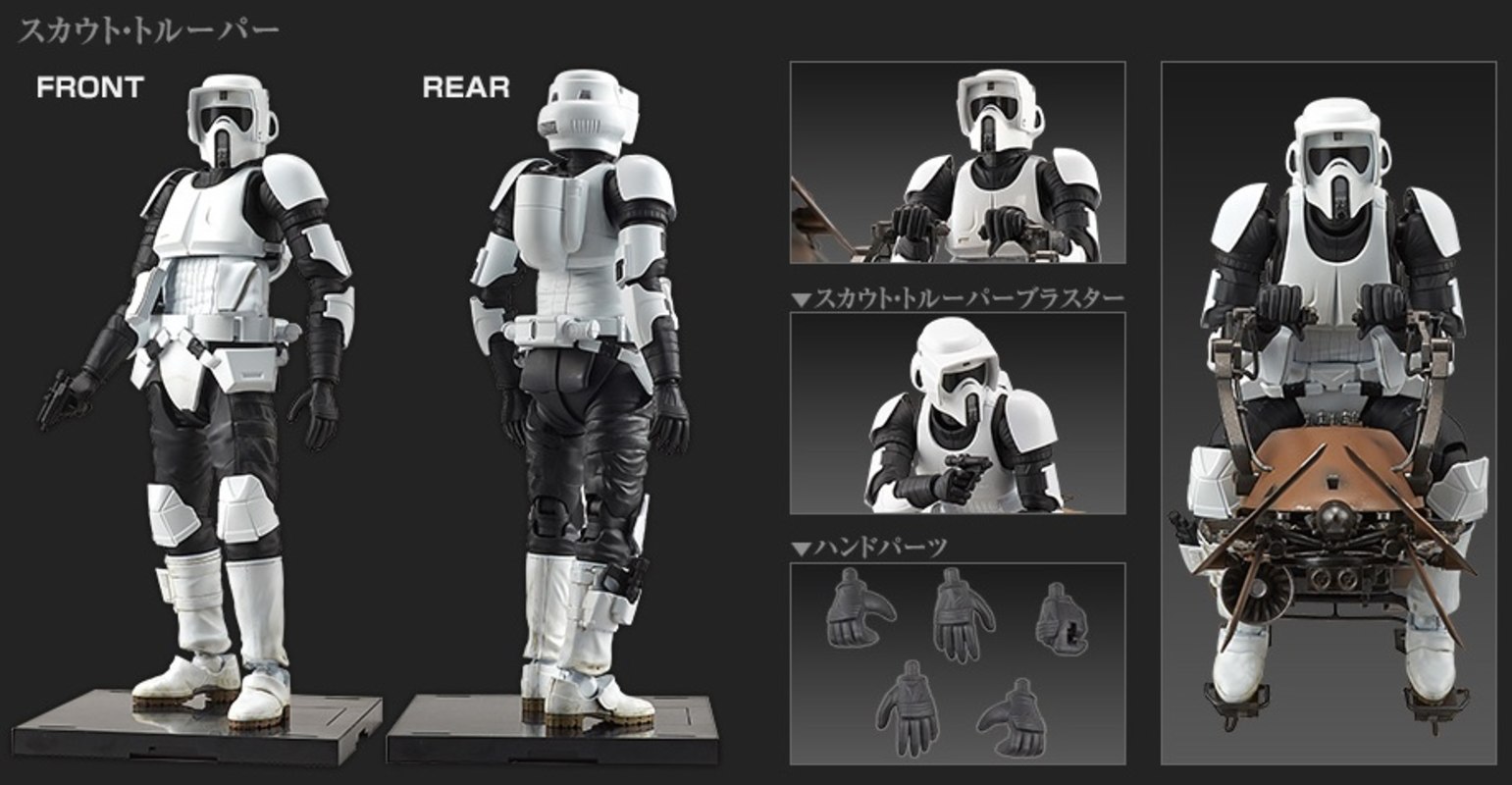 Details about   Star Wars Black Scout Commando Christmas Ornament-mini block figure 