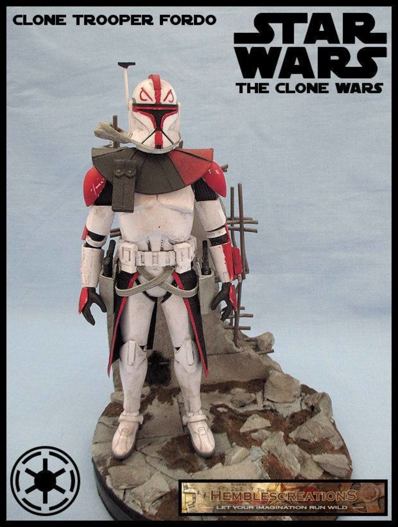 bandai clone trooper model kit custom
