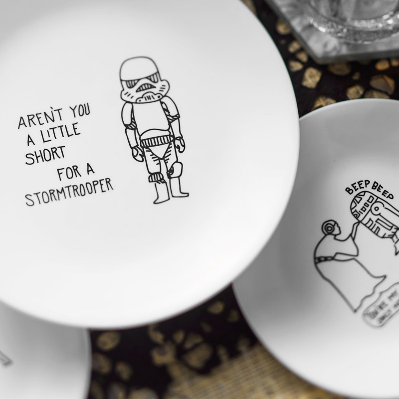 star wars plate collection