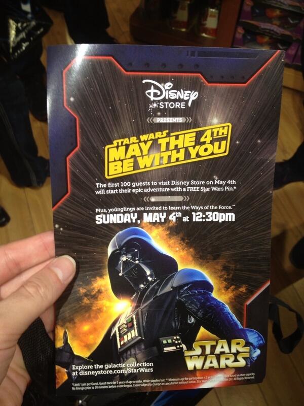 Star Wars Day Events At The Disney Store (More Items Added)