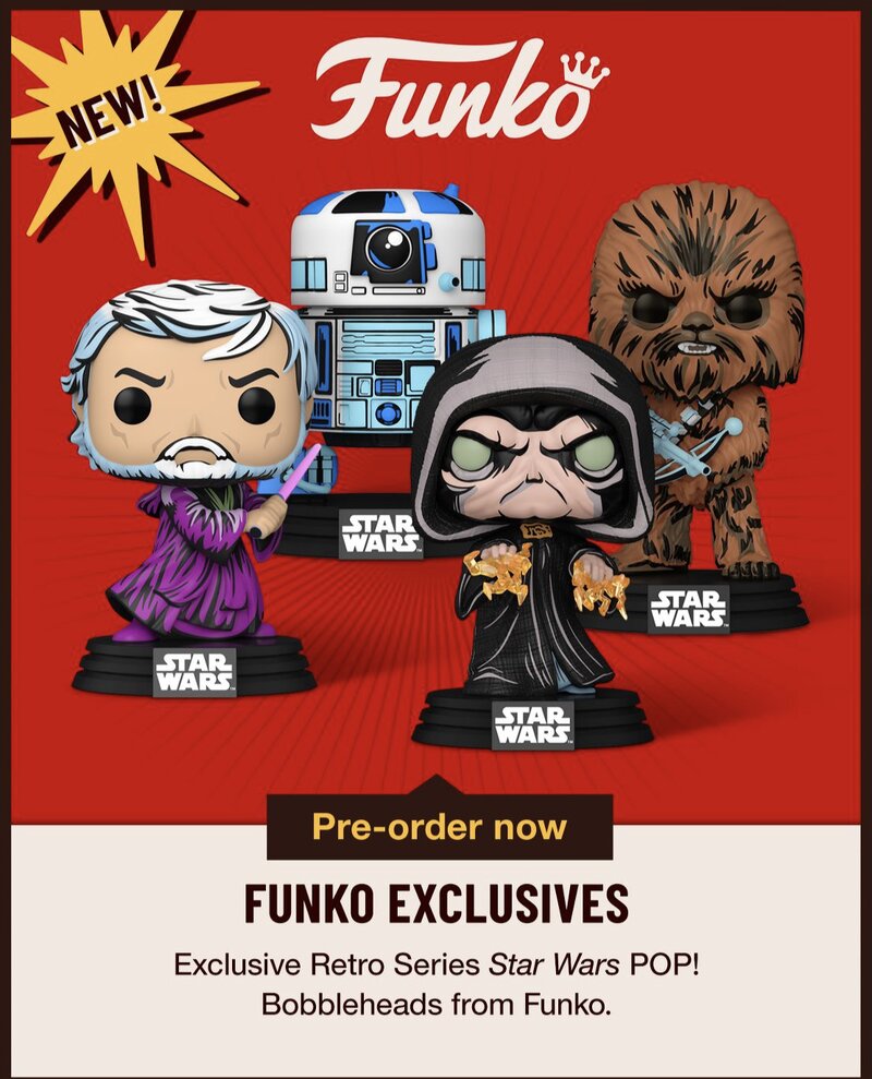 New Star Wars Funko Retro POP! Figures For Today's 2022 Fall Target