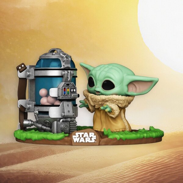 Baby Yoda with Egg Canister Pop! Star Wars The Mandalorian The Child 