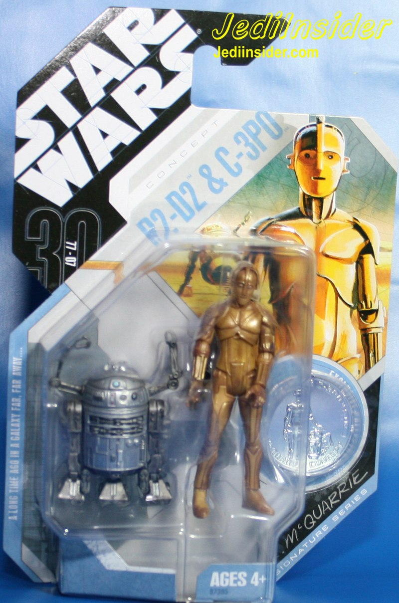 R2-D2 C-3PO McQuarrie Concept Action Figur Exclusive Star Wars Hasbro
