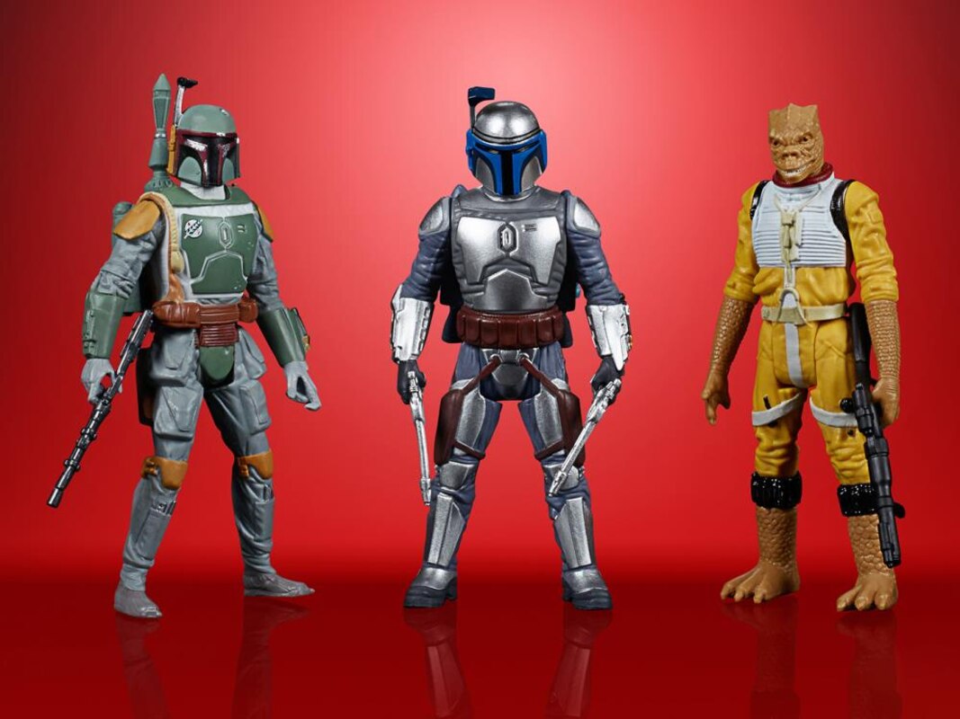 Pack 5 Figurines Bounty Hunters 10 cm Star Wars Celebrate The Saga 