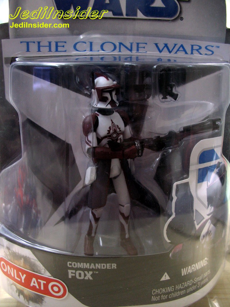 Starwars The Clone Wars Commander Fox Target Exculsive 2009 Hasbro Action Figure for sale online 
