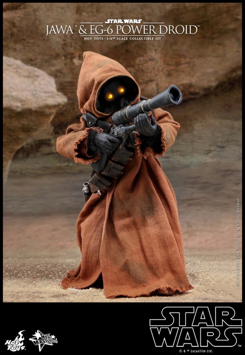 Jawa and EG-6 Power Droid 1/6th Scale Collectible Figures Set for sale online Hot Toys Star Wars Episode IV A New Hope 
