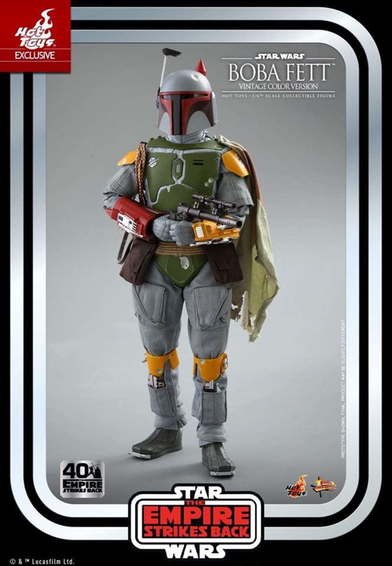 Star Wars The Empire Strikes Back 1/6th scale Boba Fett (Vintage Color ...