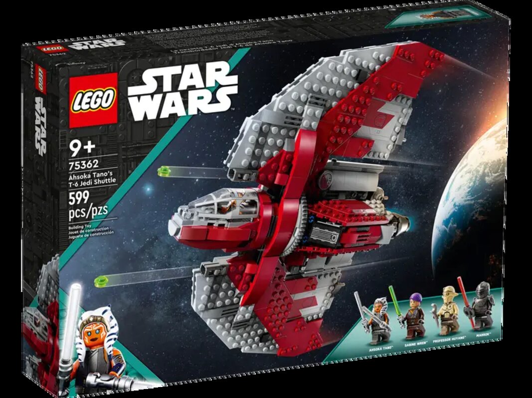 LEGO Star Wars 75362 AHSOKA TANO'S T-6 JEDI SHUTTLE Review! (2023