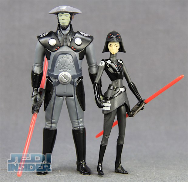 Star Wars Rebels 3.75" Seventh Sister Inquisitor VS Darth Maul Figures by Hasbro 