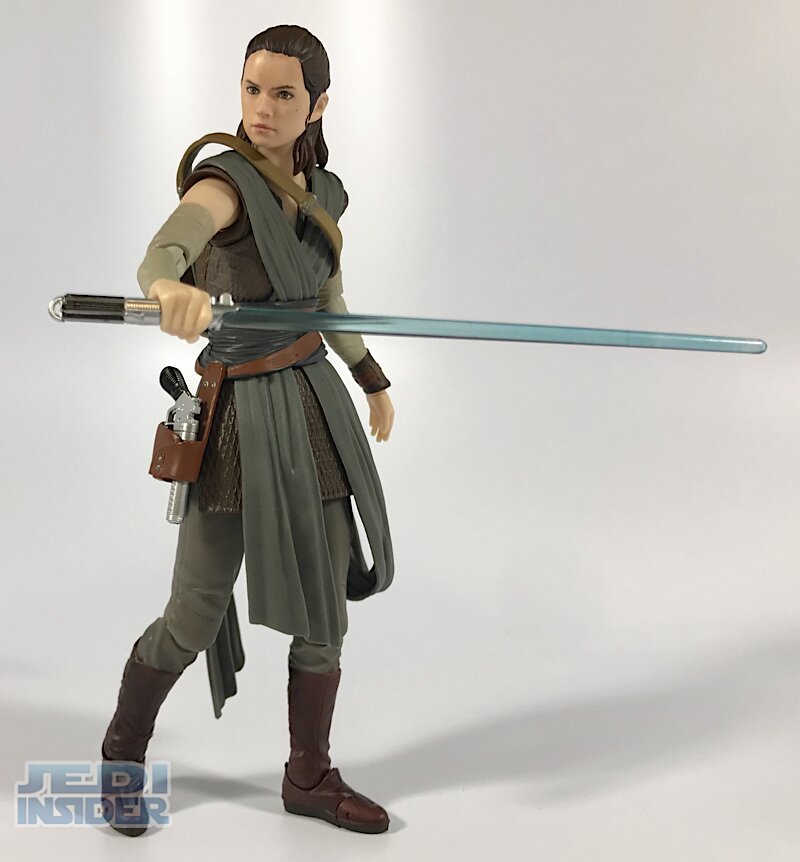 SH Figuarts Star Wars Rei (The Last Jedi), Approx. 5.7 inches (145 mm), ABS  & PVC Pre-Painted Action Figure