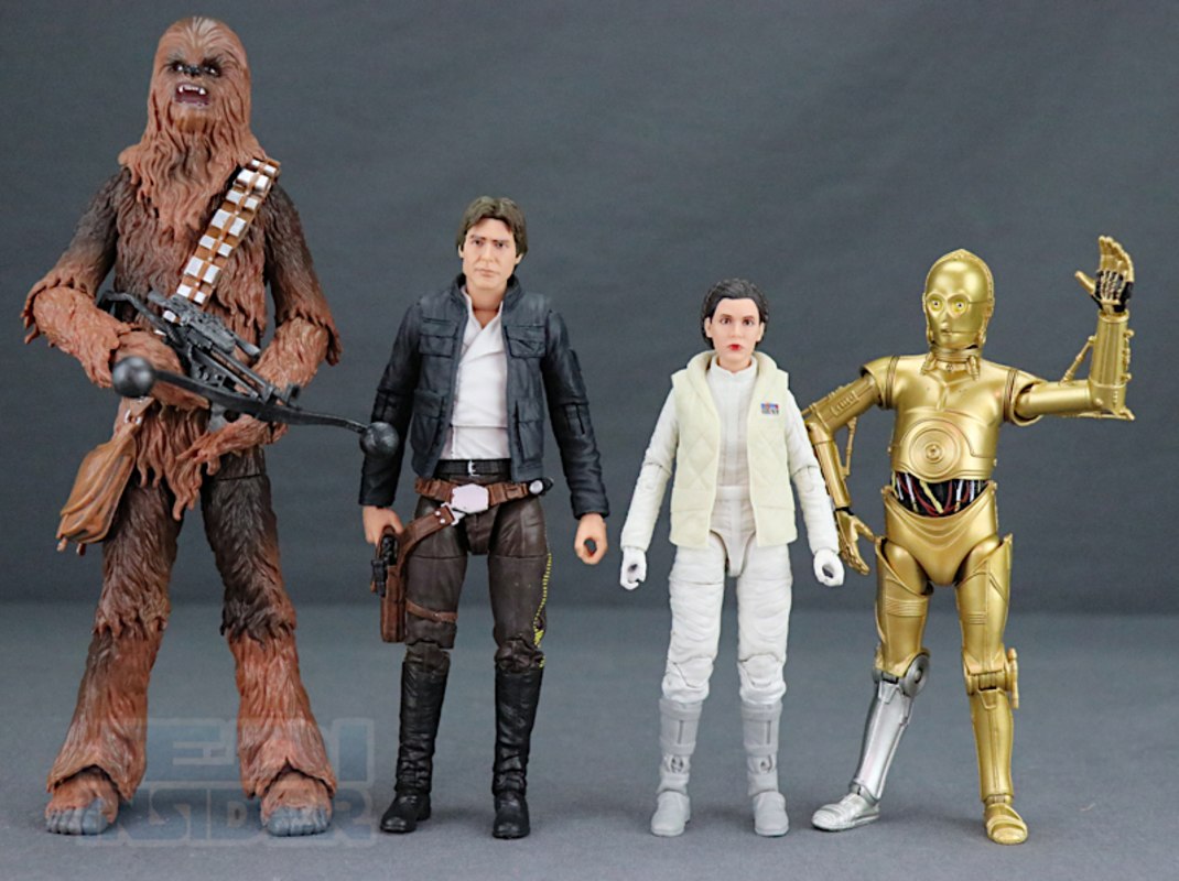 star wars black series exclusive han solo and princess leia on hoth