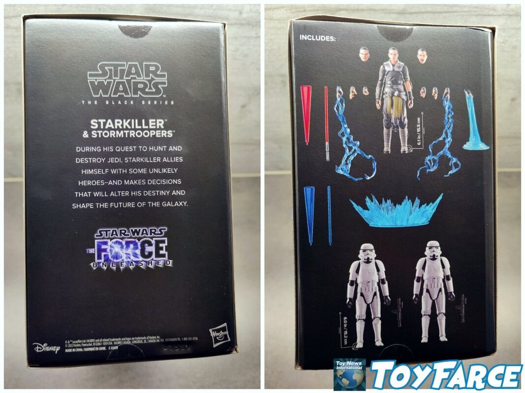 Star Wars The Black Series: Set Starkiller Y Troopers The Force Unleas —  Distrito Max