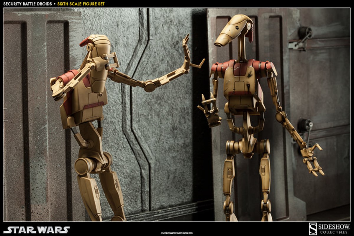 Star Wars S.T.A.P. and Battle Droid Sixth Scale Figure Set b