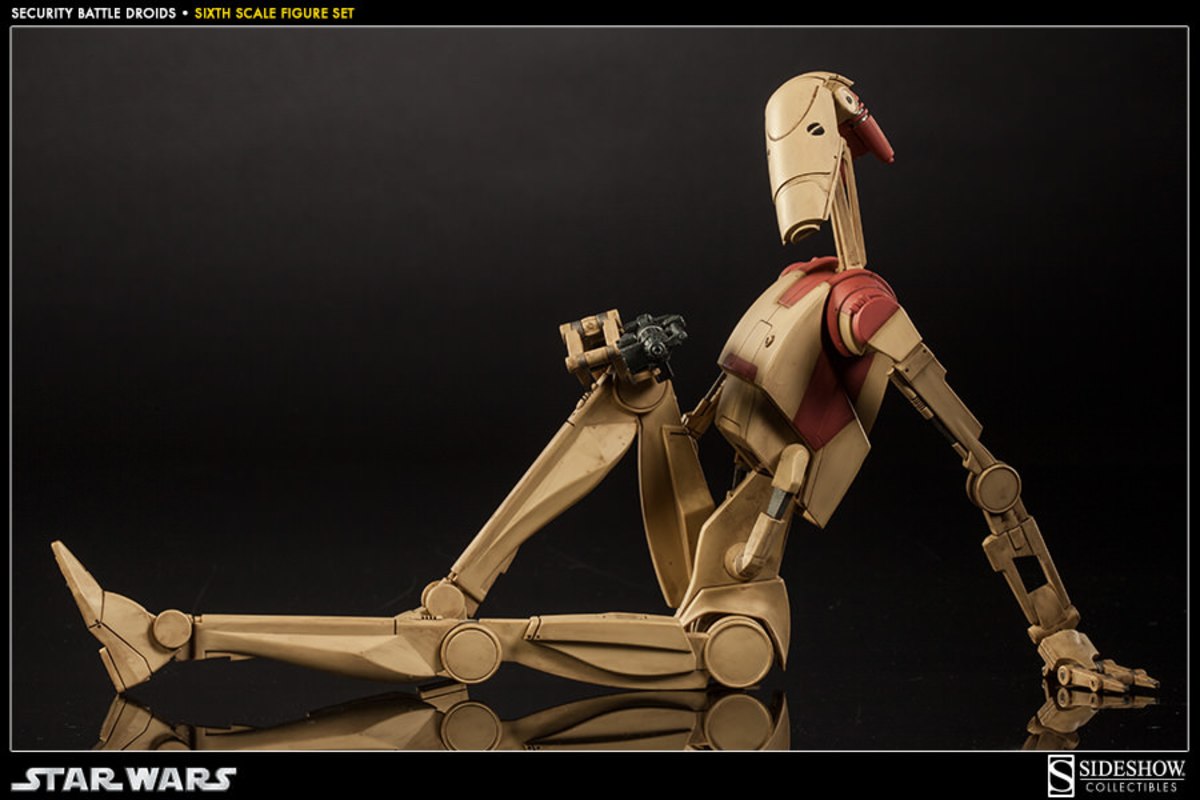 Star Wars S.T.A.P. and Battle Droid Sixth Scale Figure Set b