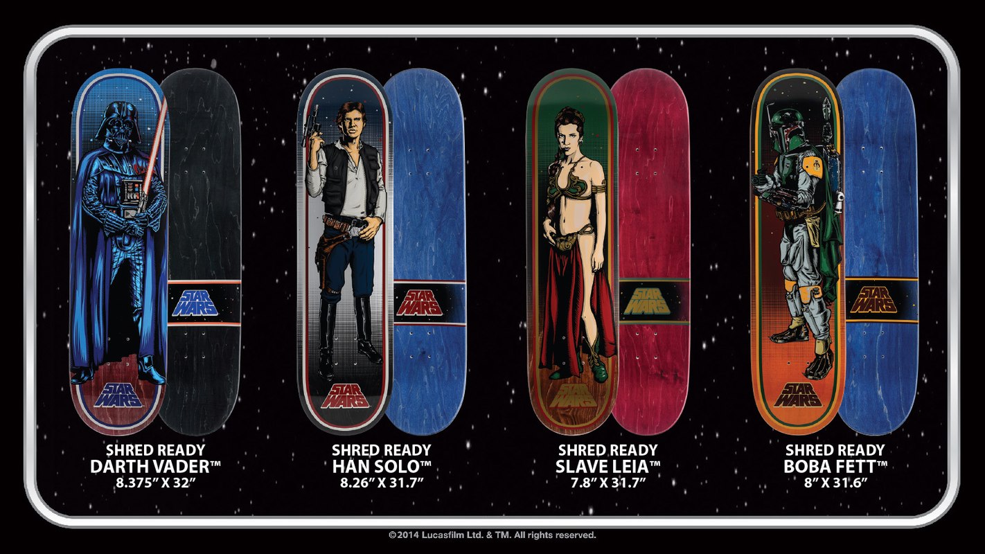 The Santa Cruz Star Wars Skateboard Collection