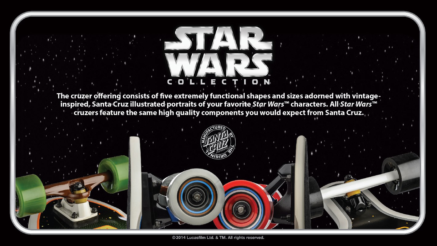 The Santa Cruz Star Wars Skateboard Collection