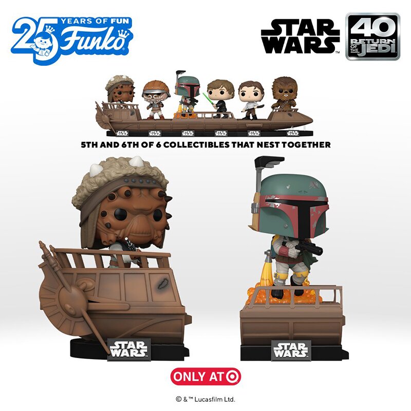 Funko POP! Star Wars: Return of The Jedi: Jabba's Skiff - Luke (Target  Exclusive)