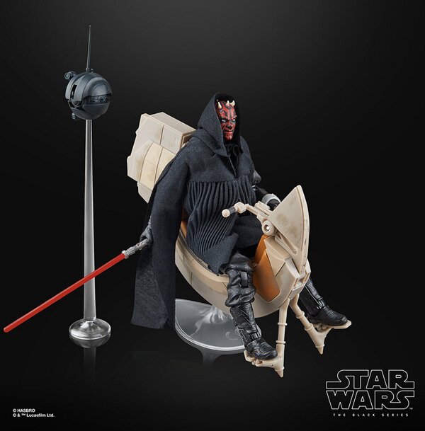 Hasbro SDCC 2024 Star Wars Black Series Darth Maul with Sith Speeder?!?