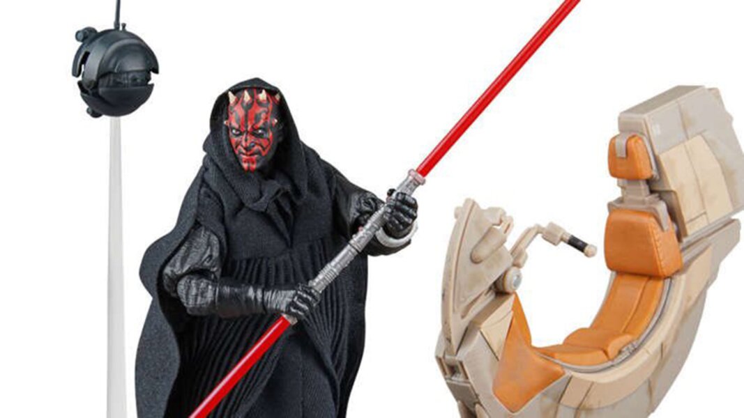 Hasbro SDCC 2024 Star Wars Black Series Darth Maul & Sith Speeder