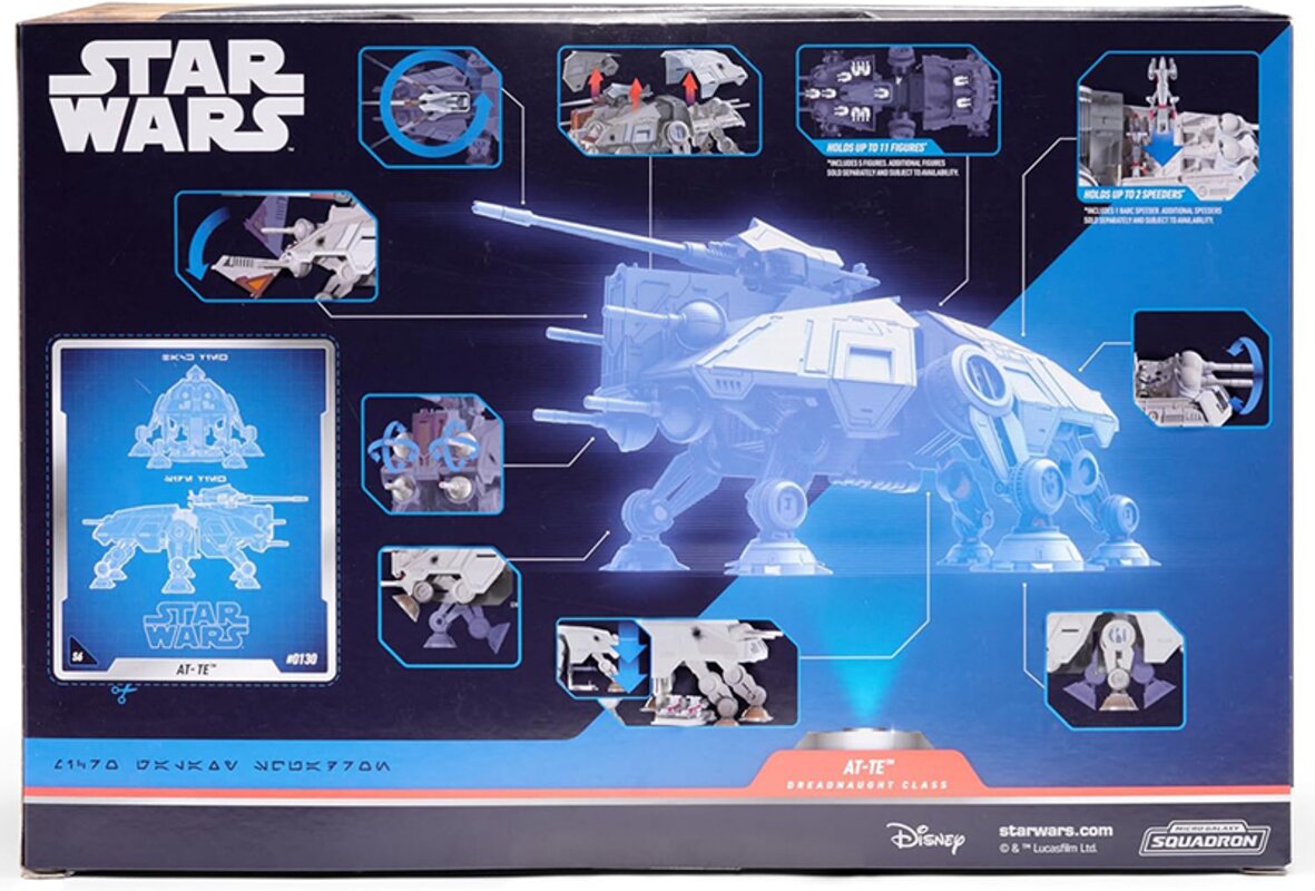 Jazwares Star Wars Micro Galaxy Squadron AT-TE Vehicle