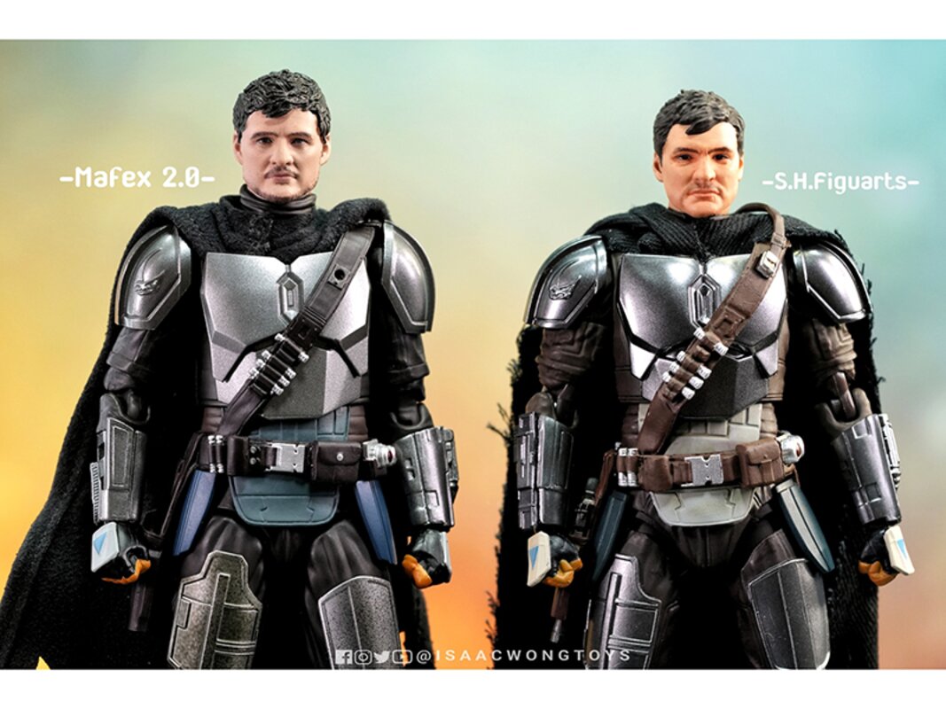 In-hand images of the Medicom The Mandalorian MAFEX No.200 The