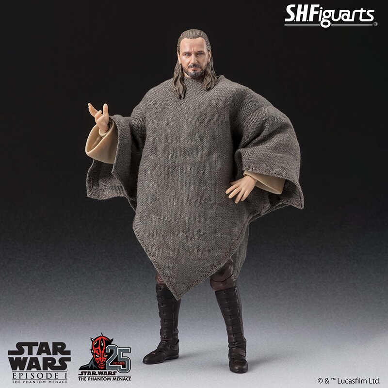 Star Wars Qui-Gon Jinn 12 Action Figure with Tatooine Poncho