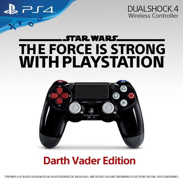 PlayStation 4 DualShock 4 Star Wars Controller - Darth Vader Edition (PS4)  